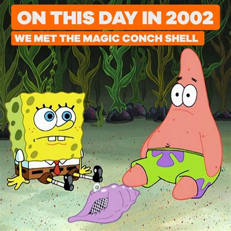 The magic conch sponfgebob